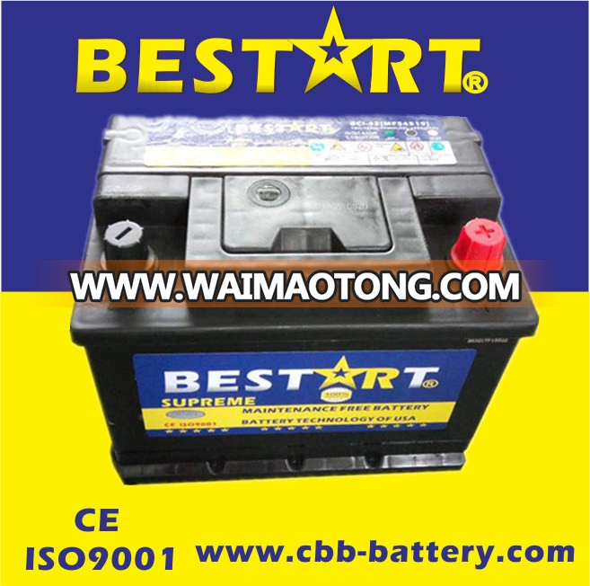 Bestart Rechargeable Car Battery Auto Battery Bci 42 (DIN45)