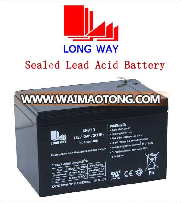 6FM10 SLA Mainterance-Free Storage Battery Used for Car Audio Battery