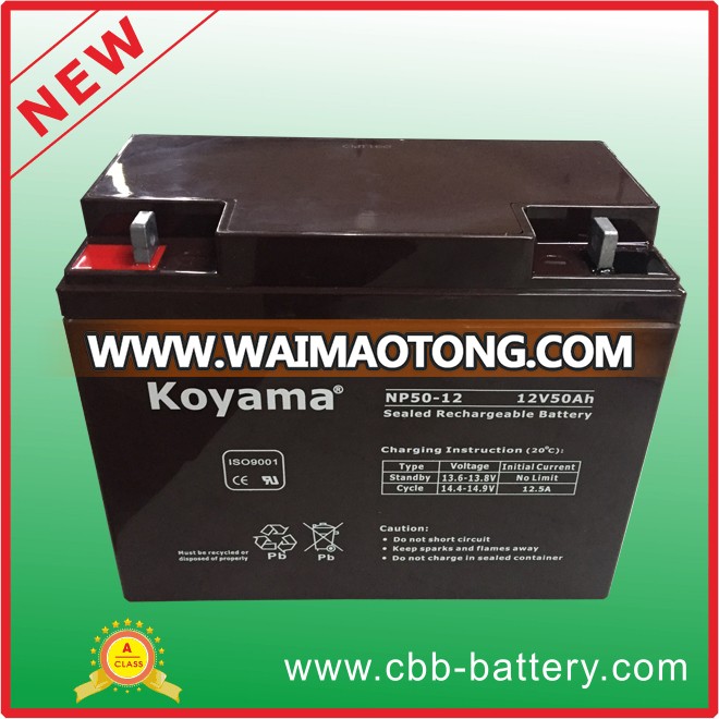 Lead Acid Battery 50ah 12V Storage AGM Battery Np50-12