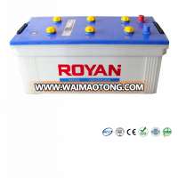 Dry Charged Battery 12V 200Ah 100% Tested Heavy Duty Truck Battery 1 Year Warranty Dry Car Battery High Performance