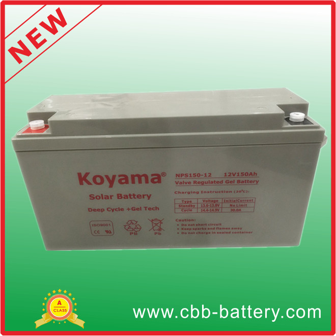 New Arrival Custom Made 12V 150ah Solar Gel Battery