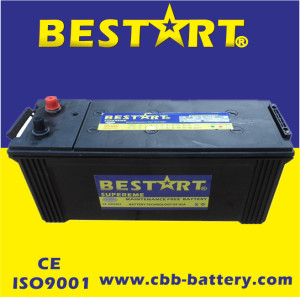 24V Heavy Duty Big Truck Battery 120ah N120-Mf