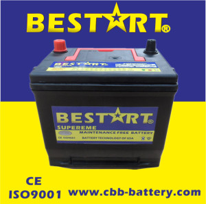 Car Battery Factory 12V Battery for Trucks Car Battery 12V60ah 55D23r